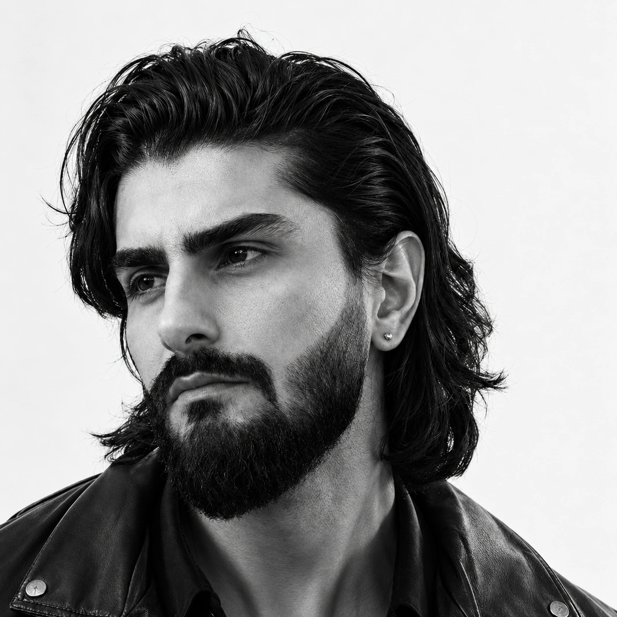 پرترهٔ محمدرضا ریاضت، آرایشگر مردانه